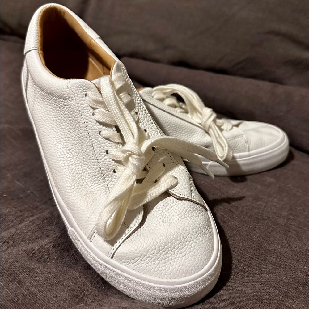 Lucky Brand Women’s Sneakers Like New White Leather Sz 8.5